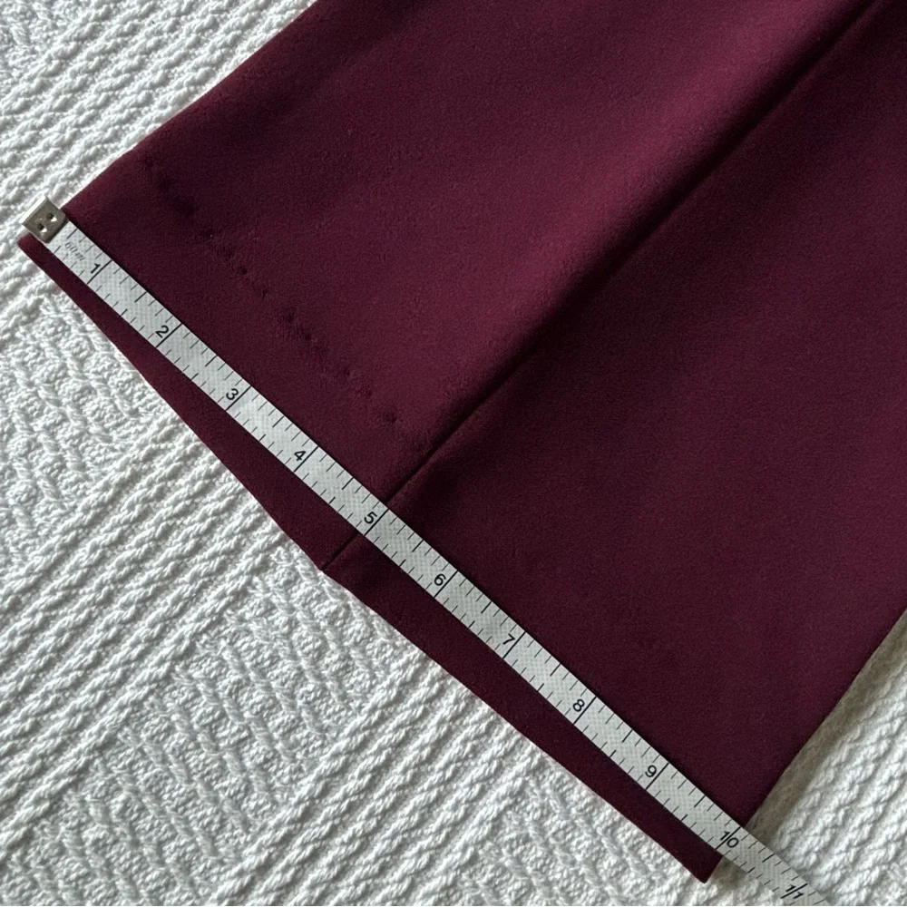 Kate Spade Midnight Wine Cropped Flare Pants